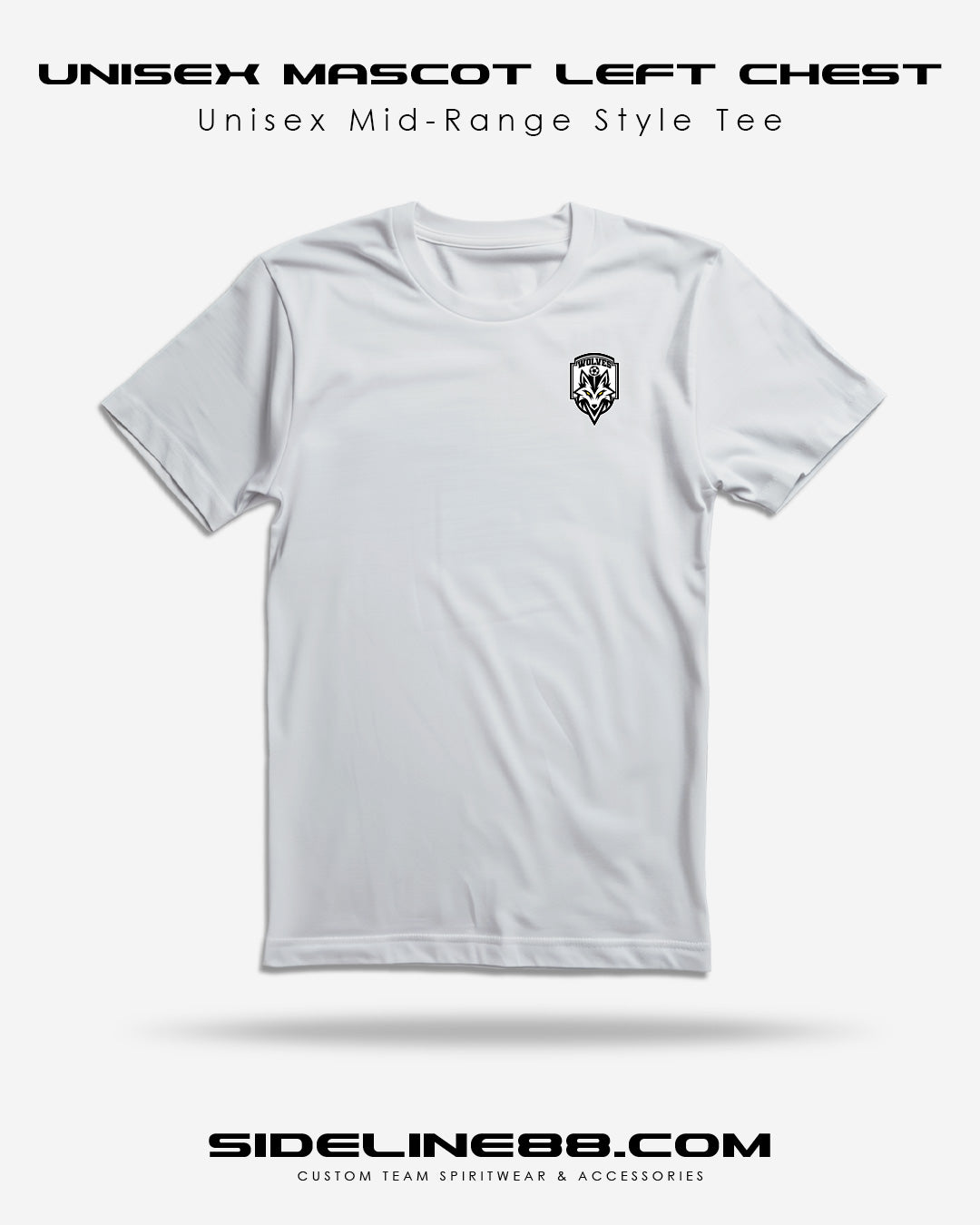 #1118 | Wolves - Front Left Chest Mascot