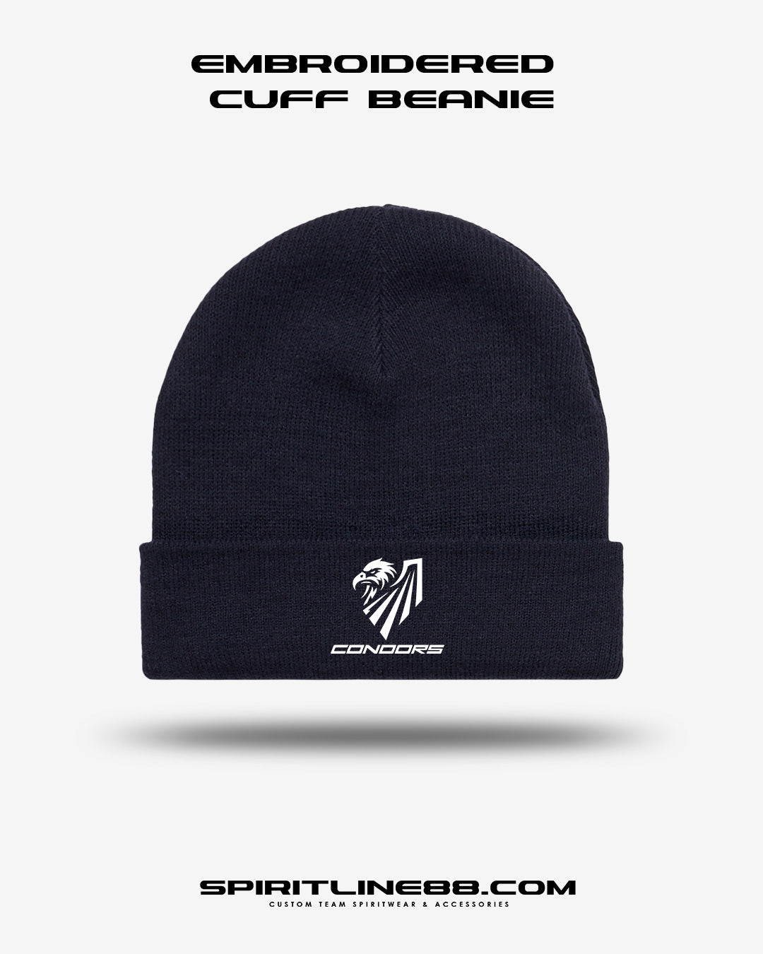 #896 | Embroidered Cuff Beanie - California High School Boys Soccer