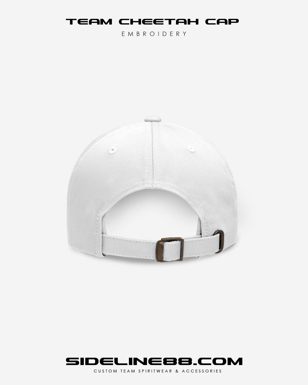 #1117 | Classic Embroider Dad Cap - Team Cheetah