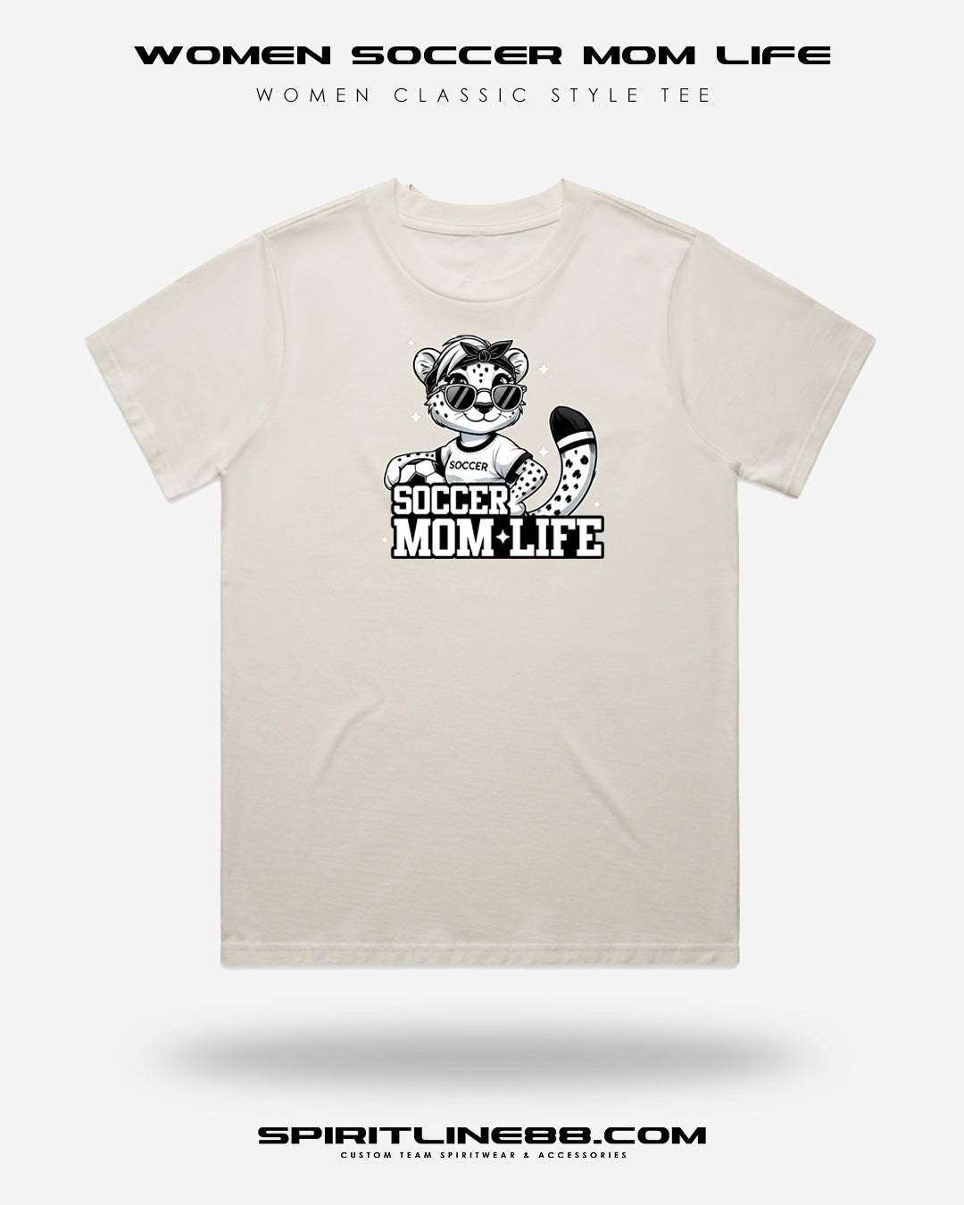 #1116 | Women Classic Tee - Soccer Mom Life