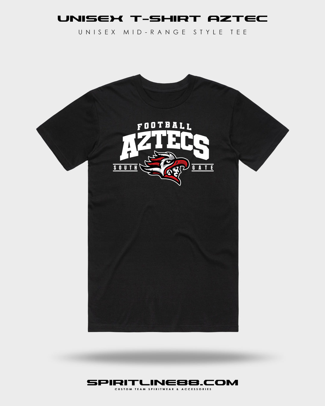 #1203 | Adult Unisex South Gate Aztecs Black