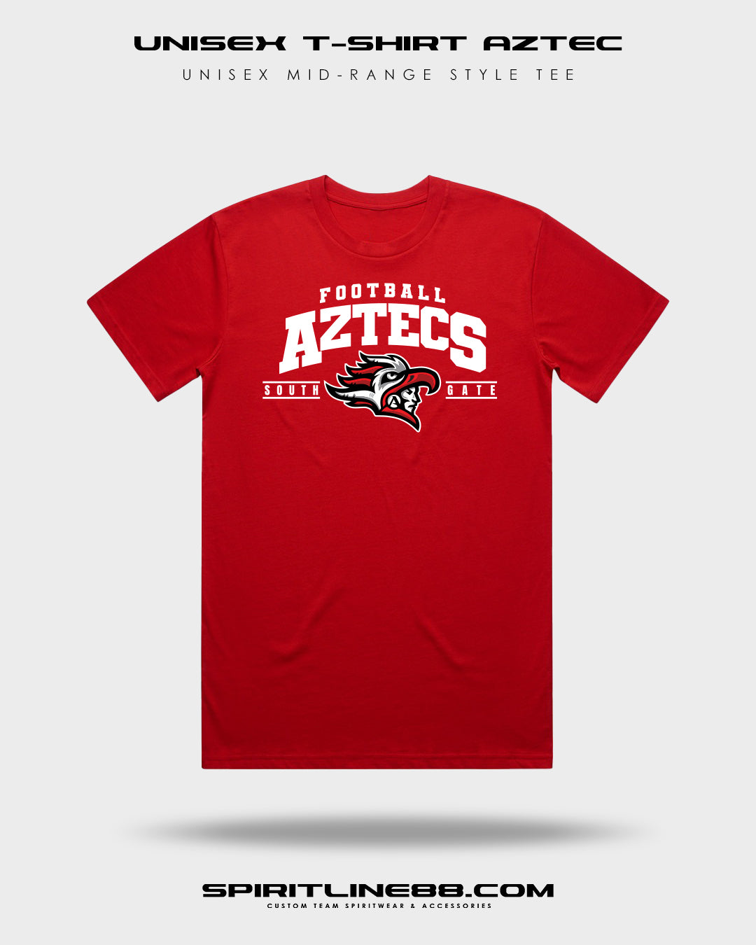 #1202 | Adult Unisex South Gate Aztecs Red
