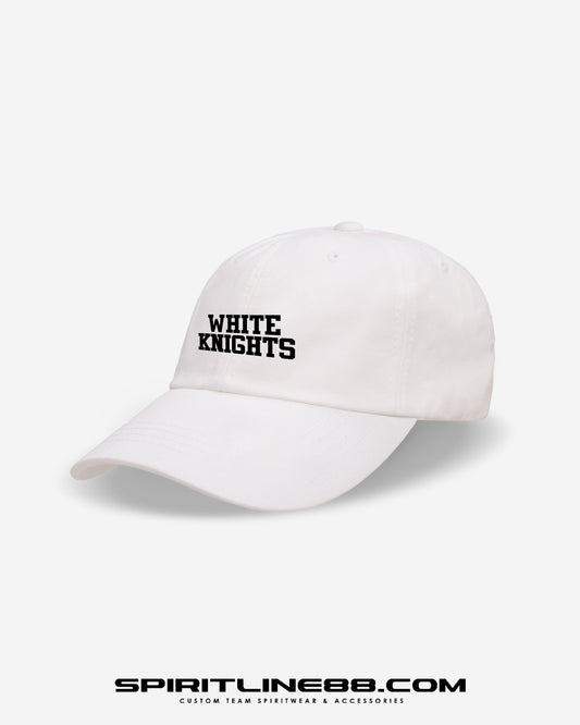 Classic Embroider Dad Cap  | White Knights