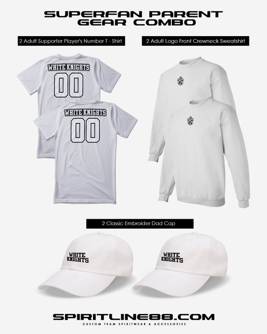 Superfan Parent Gear Combo | White Knights